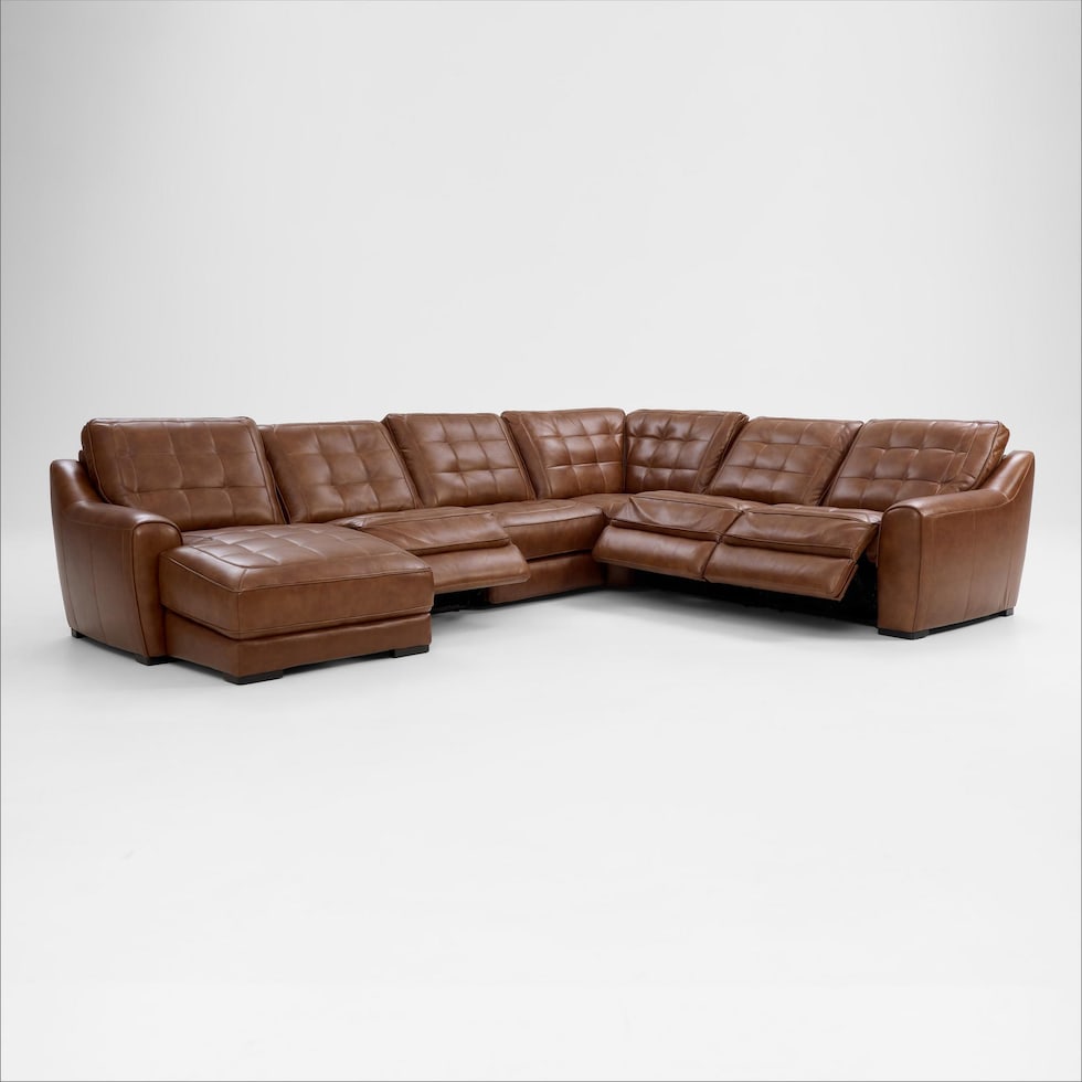 clayton living room light brown sectional   
