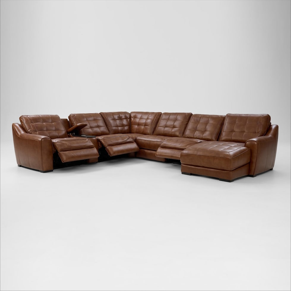 clayton living room light brown sectional   