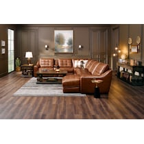 clayton living room light brown sectional   