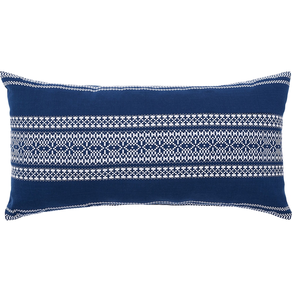 clayton blue accent pillow   