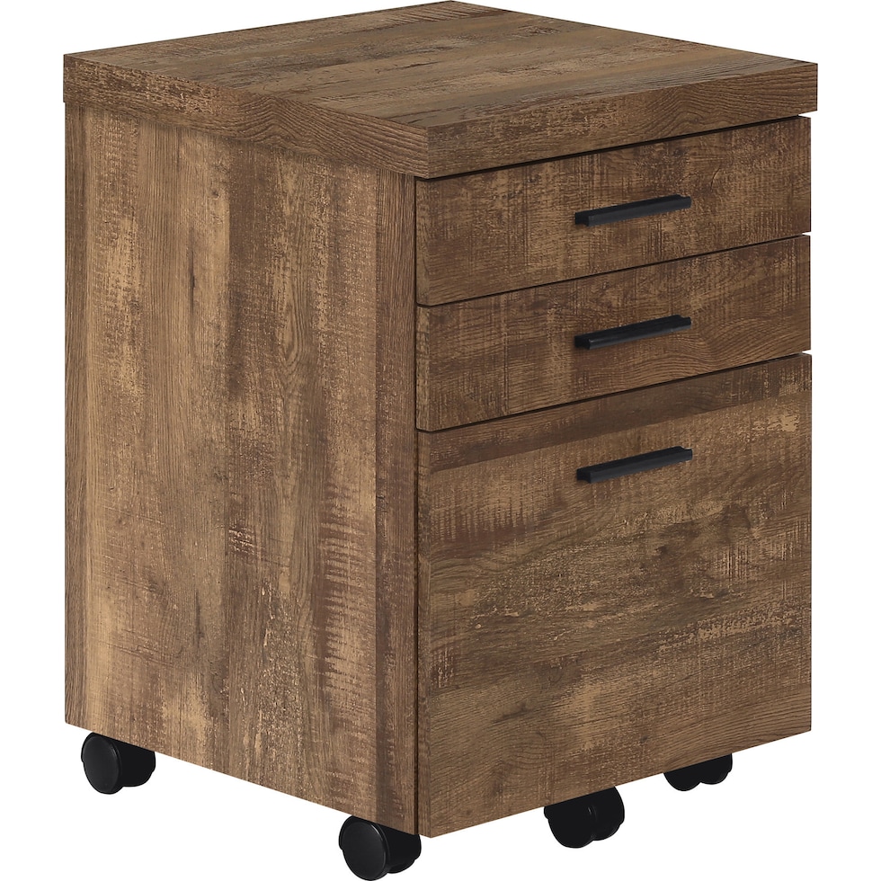 clayton dark brown file cabinet   