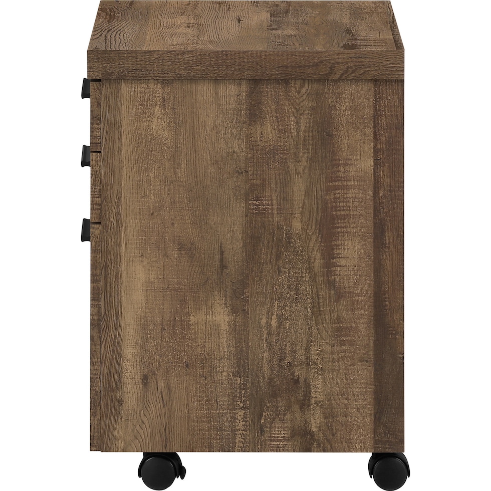 clayton dark brown file cabinet   