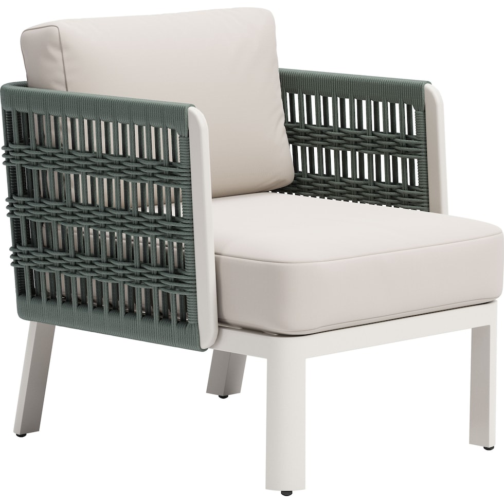 clearwater white outdoor chair   