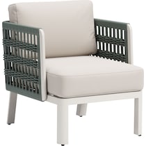 clearwater white outdoor chair   