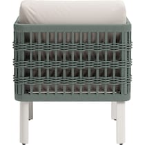 clearwater white outdoor chair   