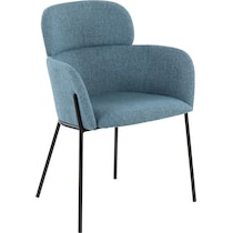 cleo blue dining chair   