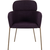 cleo purple dining chair   