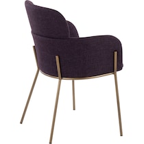 cleo purple dining chair   