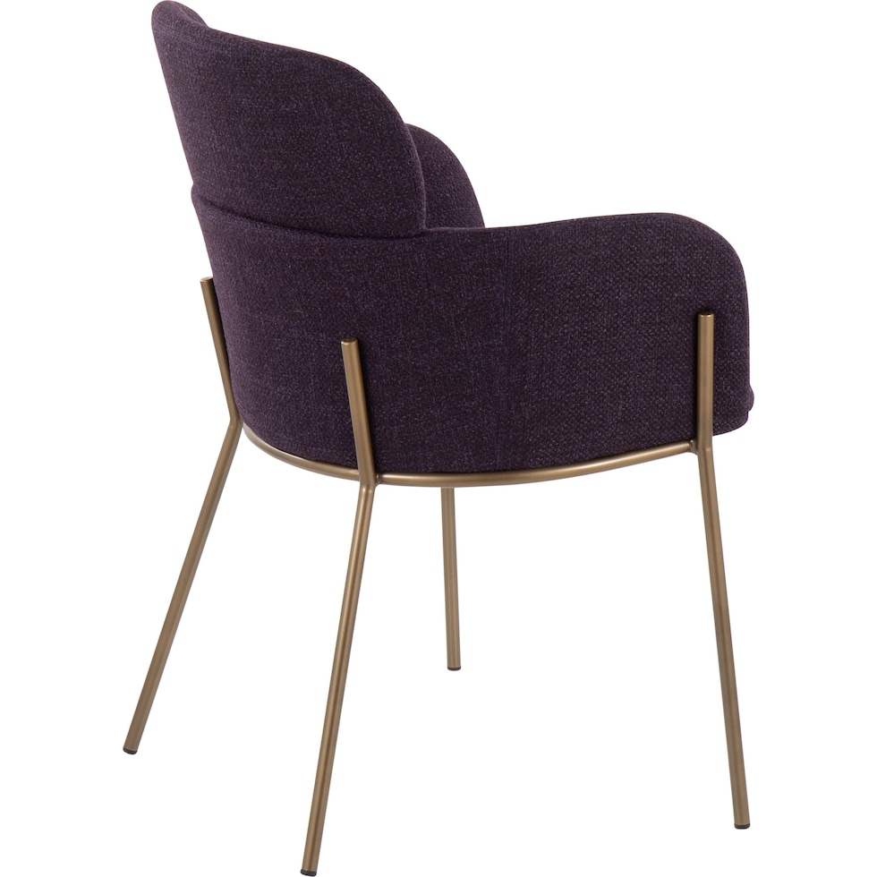cleo purple dining chair   
