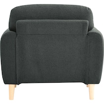 cleva gray accent chair   