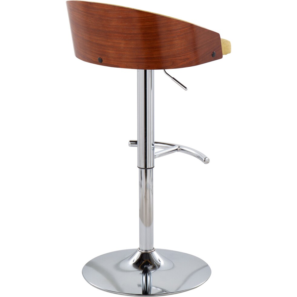 clinton gray bar stool   