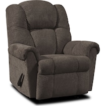 clyde dark brown recliner   