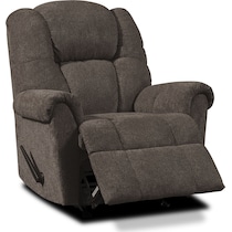 clyde dark brown recliner   