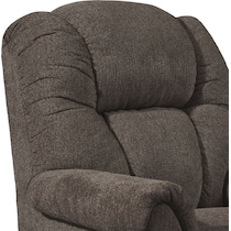 clyde dark brown recliner   