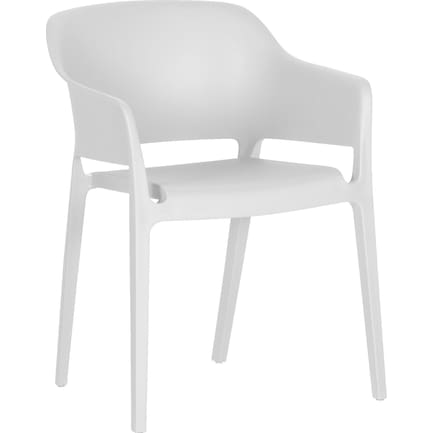 Coastal Outdoor Set of 2 Chairs - White