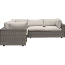 coastline gray outdoor sectional   
