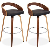 cocina dark brown bar stool   
