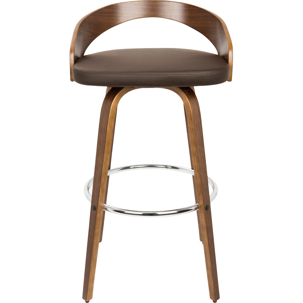 cocina dark brown bar stool   