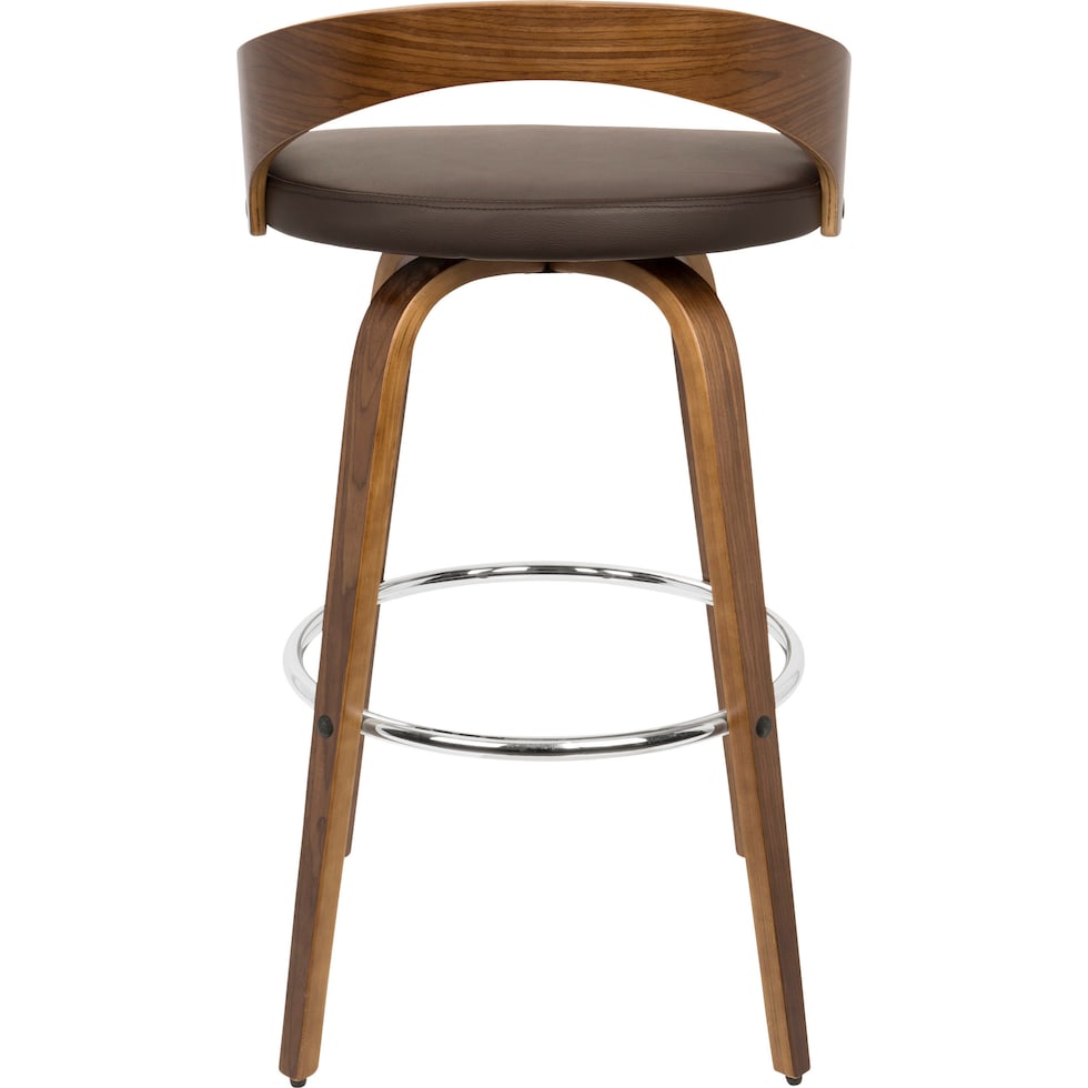 cocina dark brown bar stool   