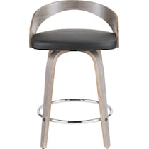 cocina gray counter height stool   