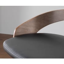 cocina gray counter height stool   