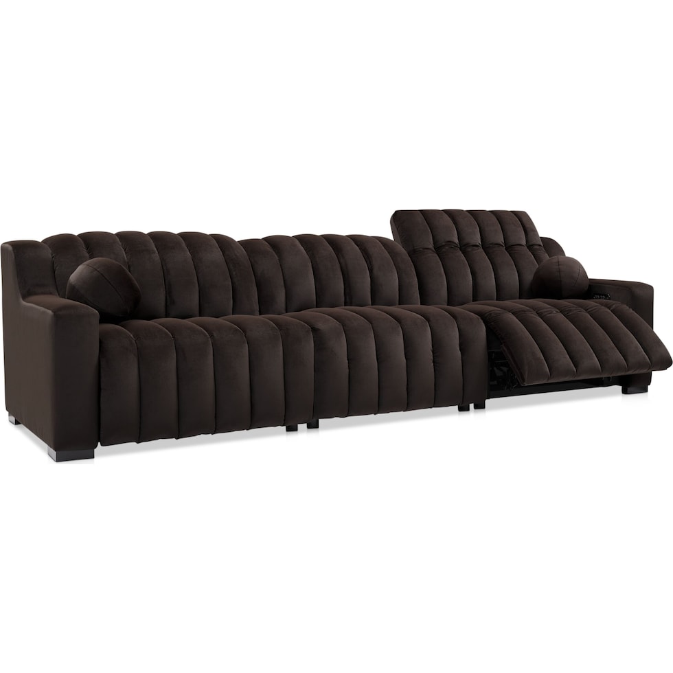 coco dark brown sofa   