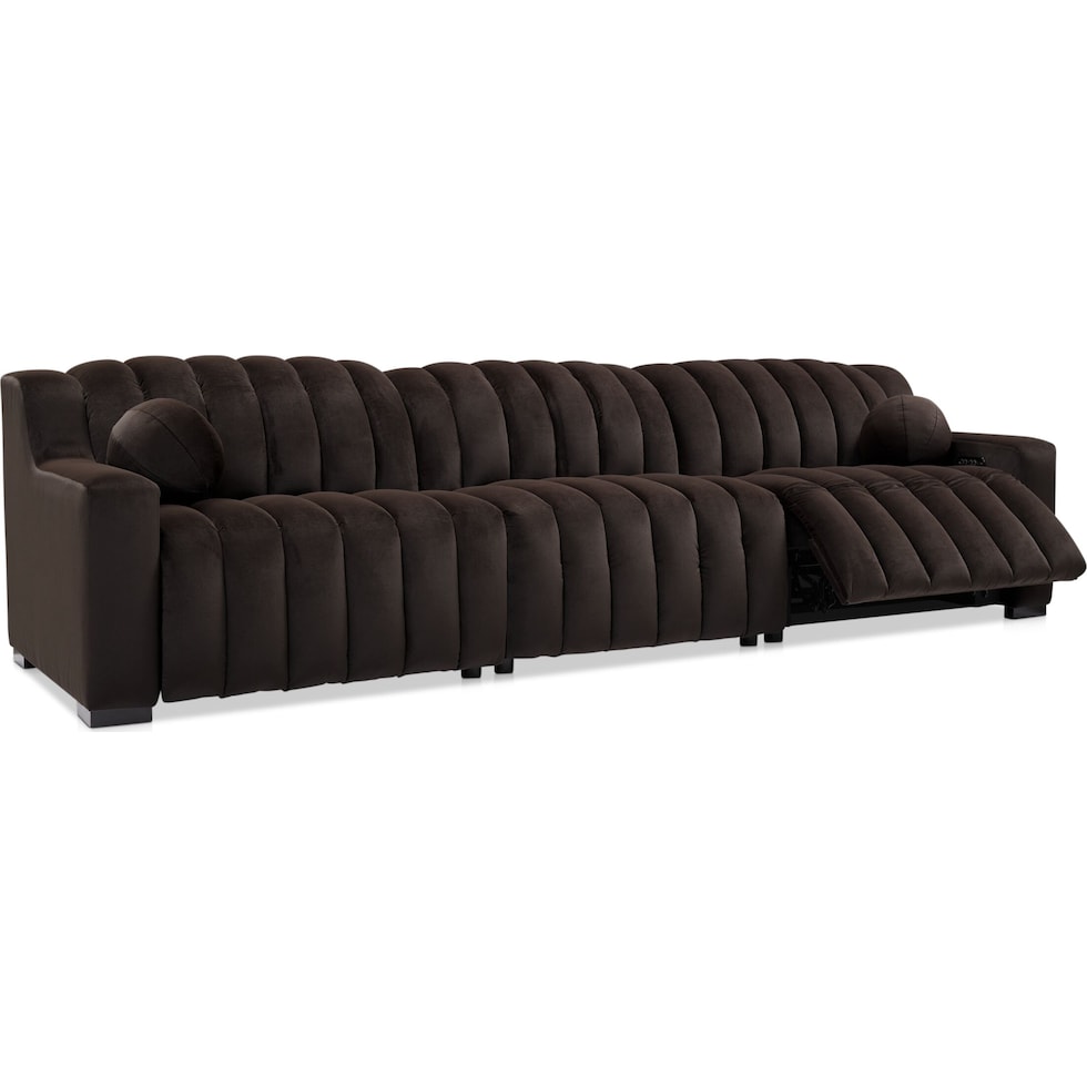 coco dark brown sofa   