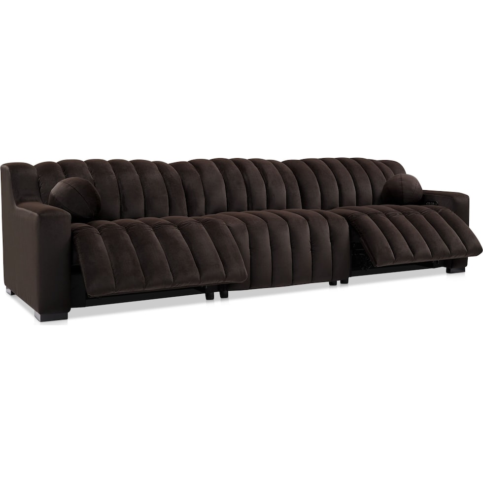 coco dark brown sofa   