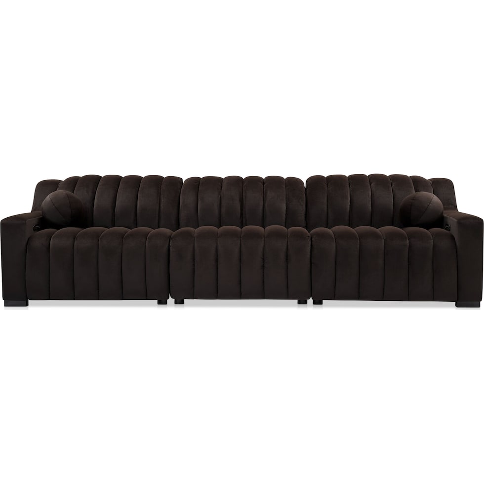 coco dark brown sofa   