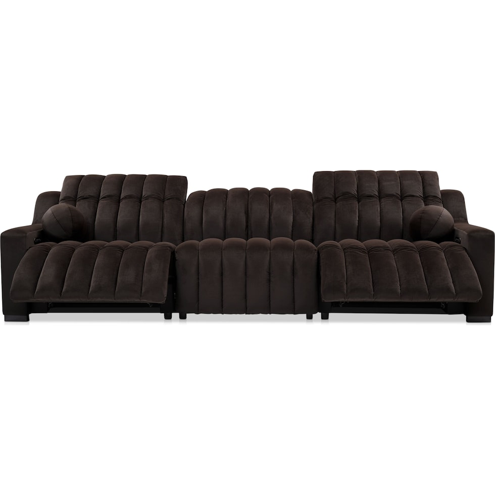 coco dark brown sofa   