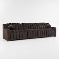 coco dark brown sofa   