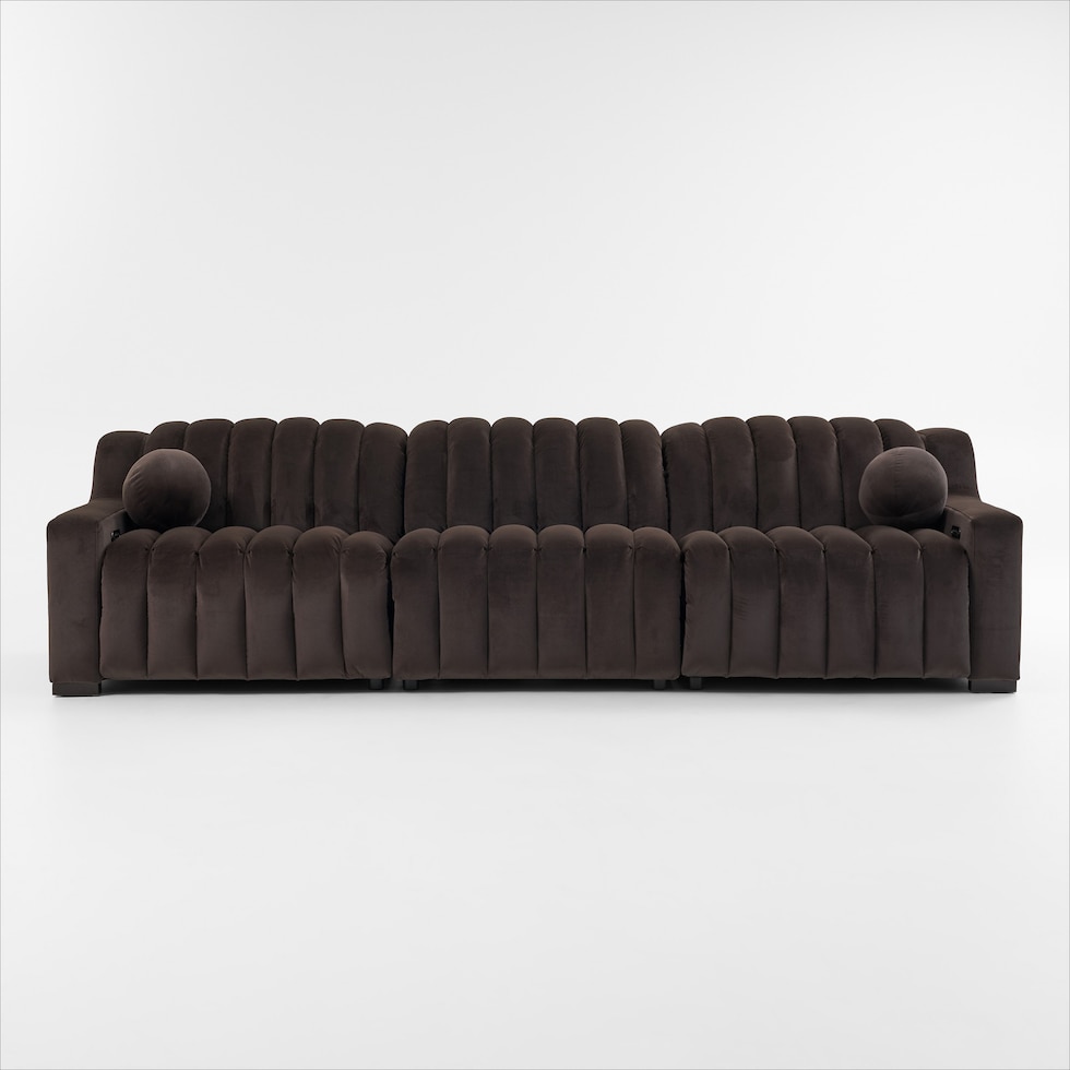 coco dark brown sofa   