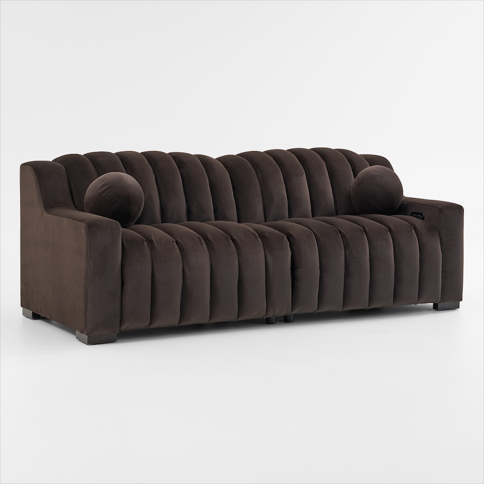 coco dark brown sofa web   