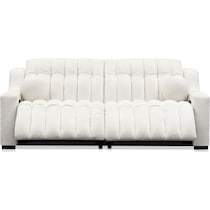 coco white  pc power reclining sofa   