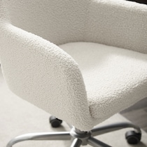 coco white office chair   