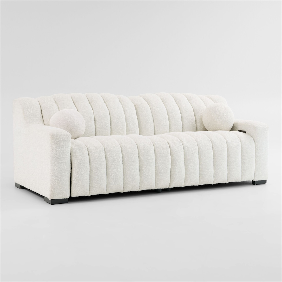 coco white sofa   