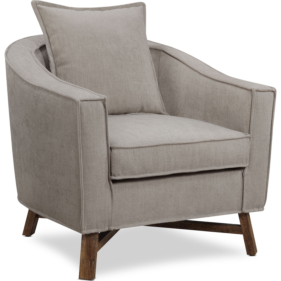 cohen gray accent chair   