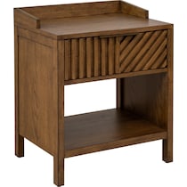 coleman dark brown nightstand   