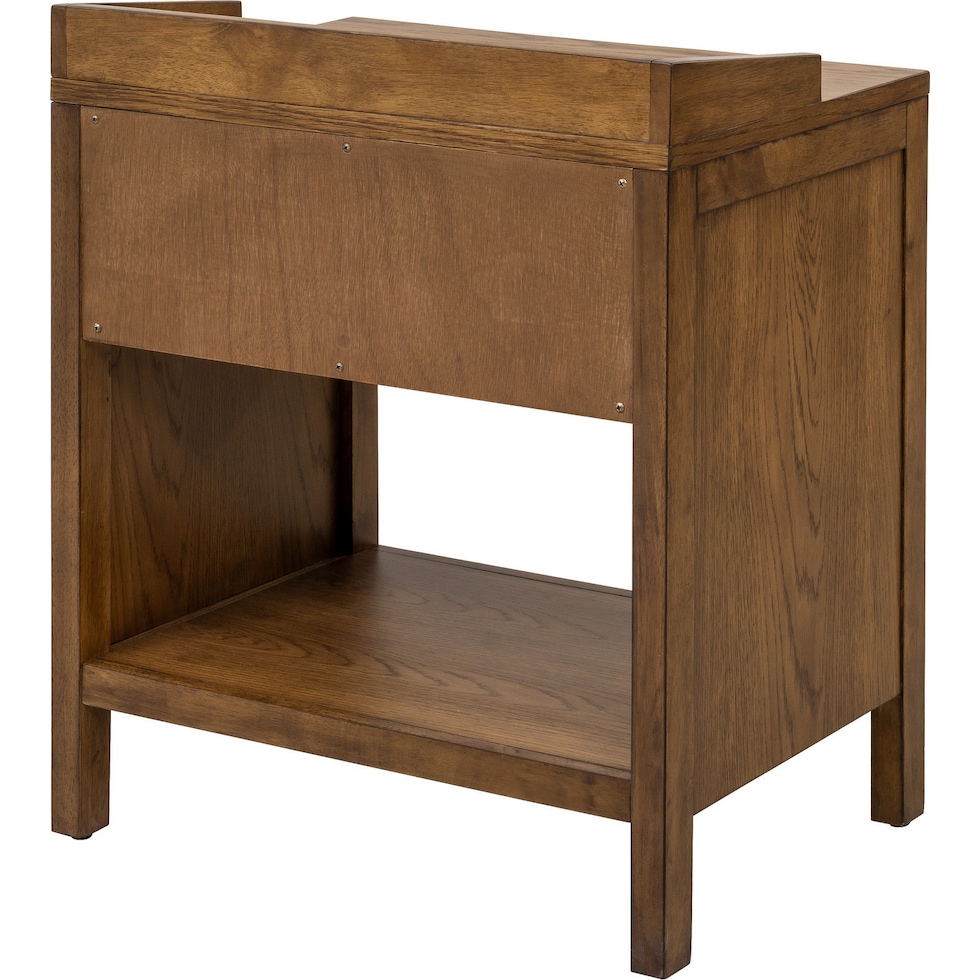 coleman dark brown nightstand   