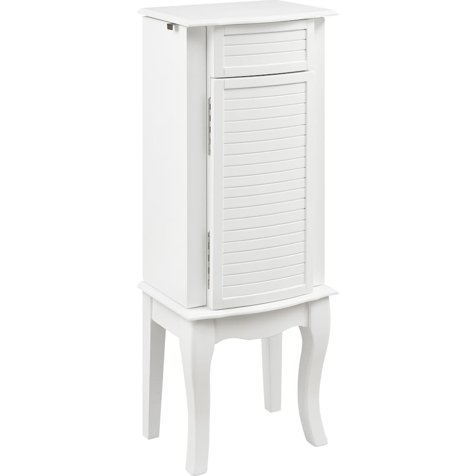 collett white armoire   