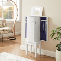 collett white armoire   