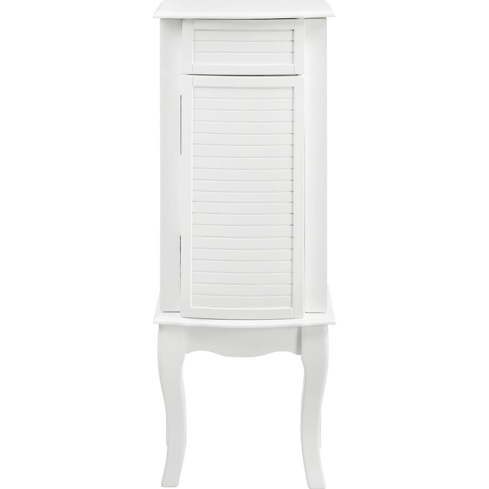 collett white armoire   