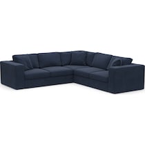 collin blue  pc sectional   