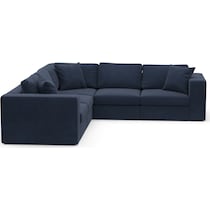 collin blue  pc sectional   