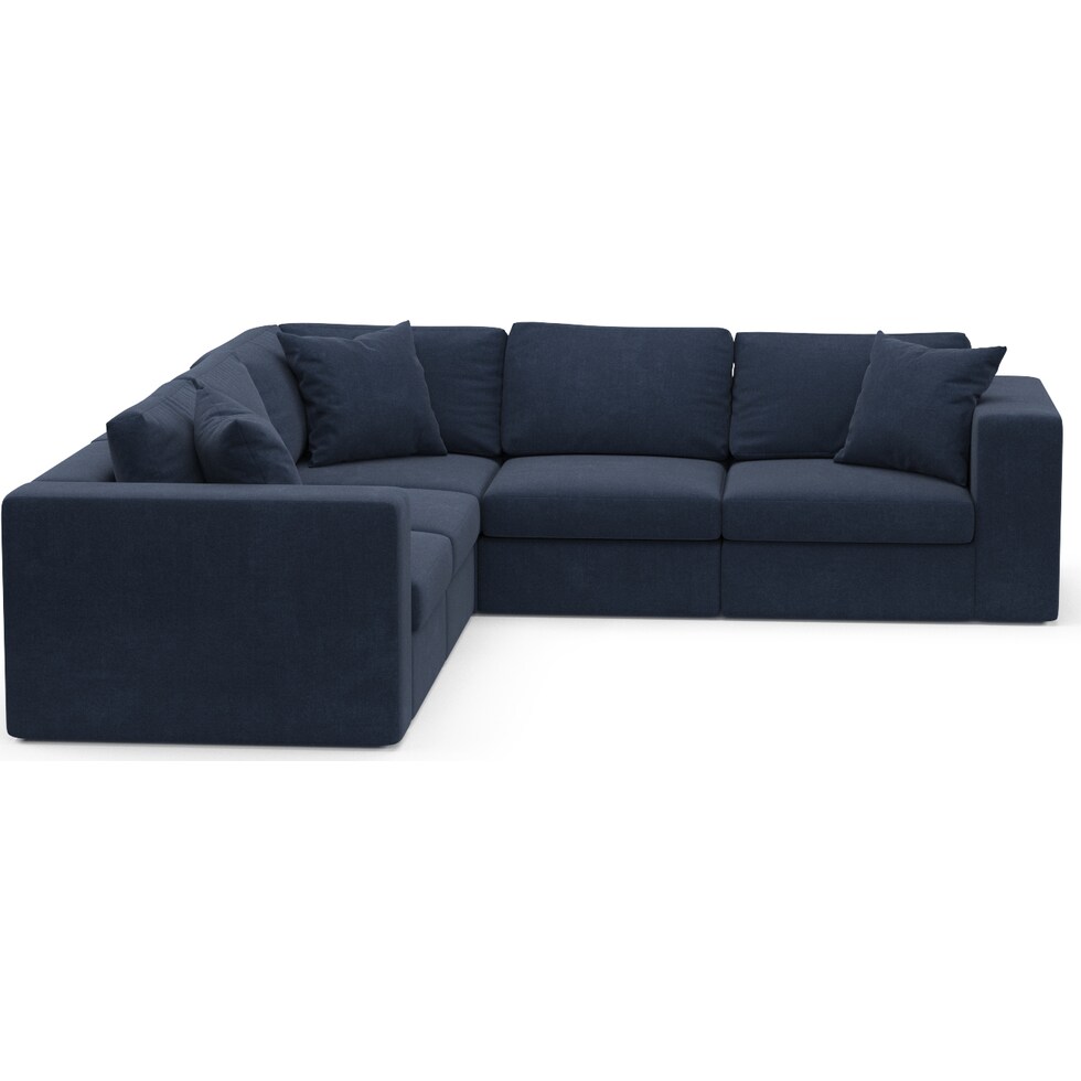 collin blue  pc sectional   