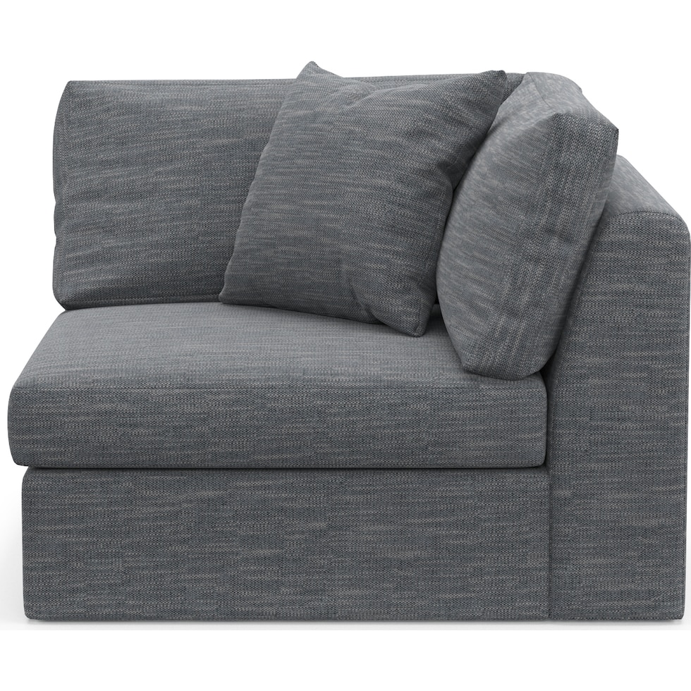 collin blue corner chair   