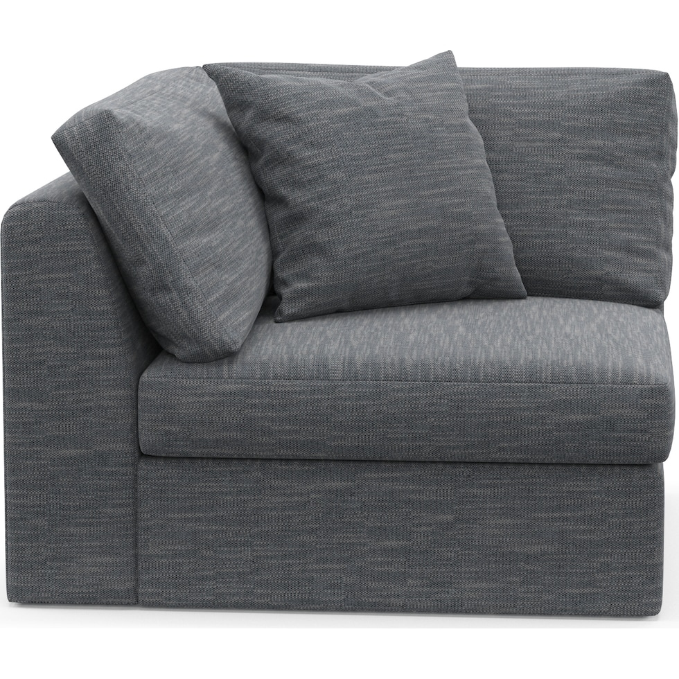 collin blue corner chair   