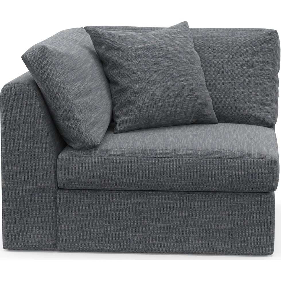 collin blue corner chair   