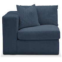 collin blue left arm facing chair   