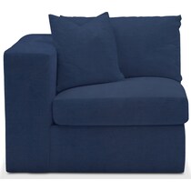 collin blue left arm facing chair   